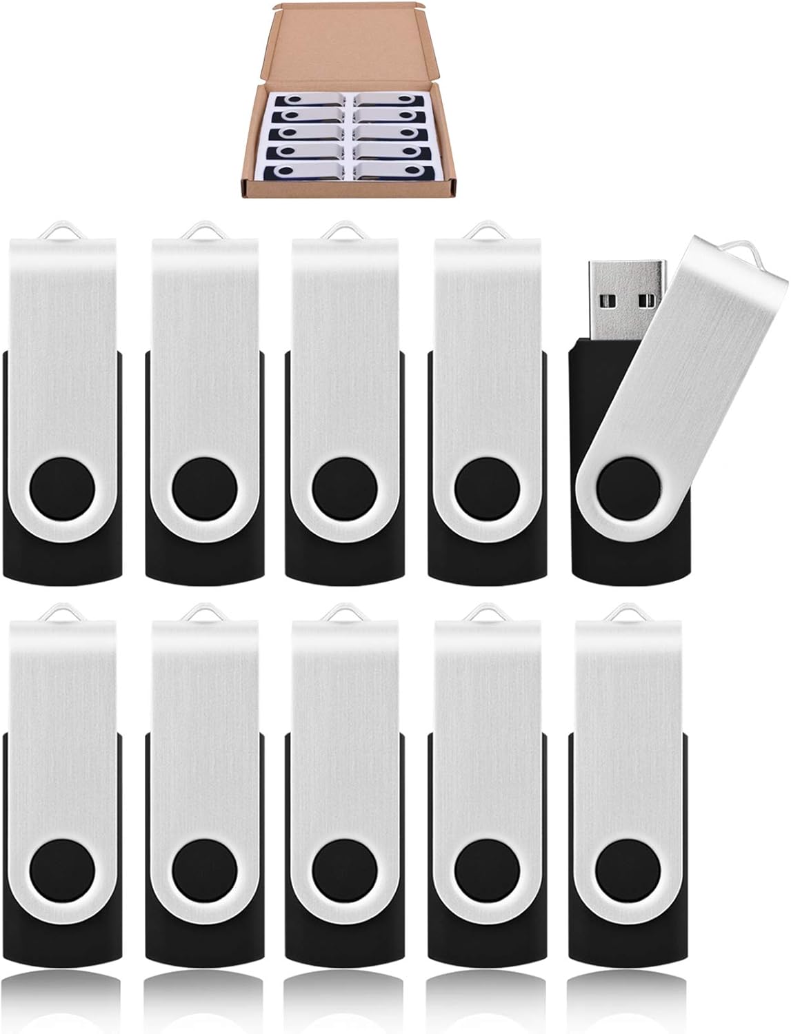 KOOTION 20 unidades flash USB de 4 GB - Unidades flash USB de 4 GB,...