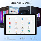 VASOUN Tablet Android 15 de 10.1 pulgadas