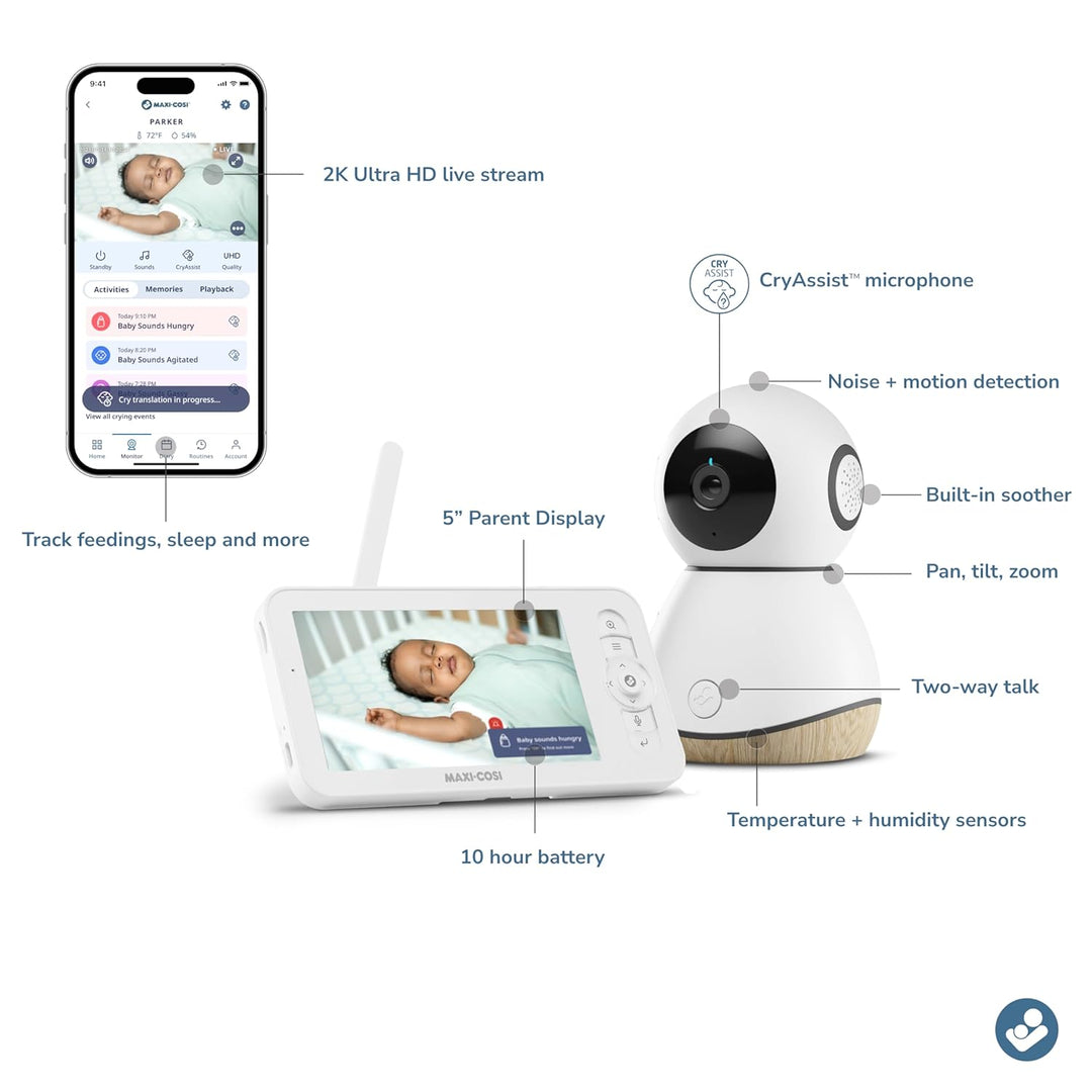 Maxi-Cosi See Pro 360 Baby Monitor con traducción