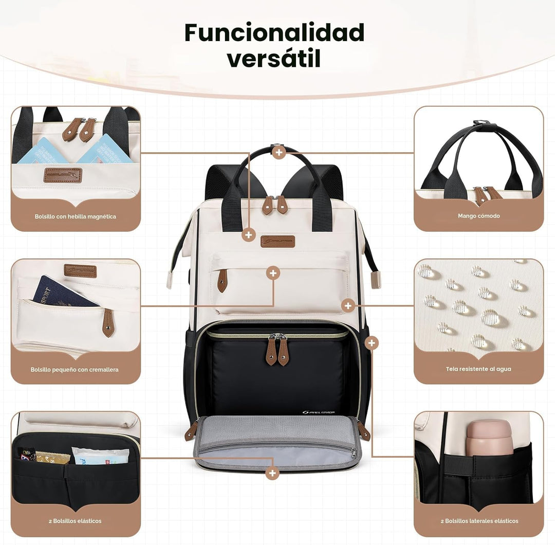 Maelstrom Mochila de viaje para mujeres y hombres, mochila para lap...