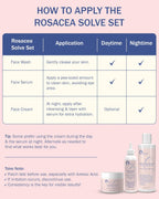 Rosacea Solve - Suero hidratante para la cara con 10% de ácido azel...