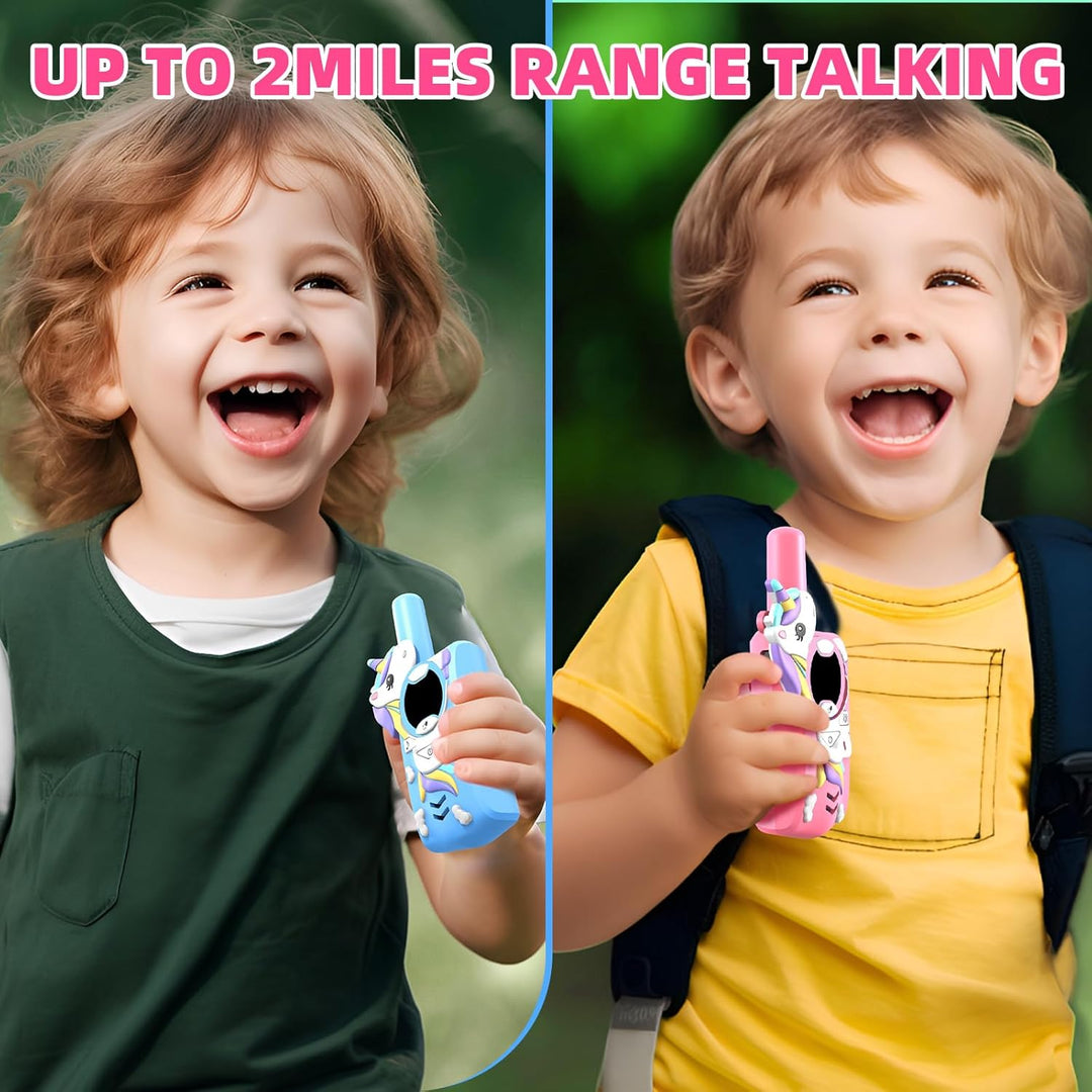 Juguetes para niñas de 3 a 12 años, walkie talkies para niños para...