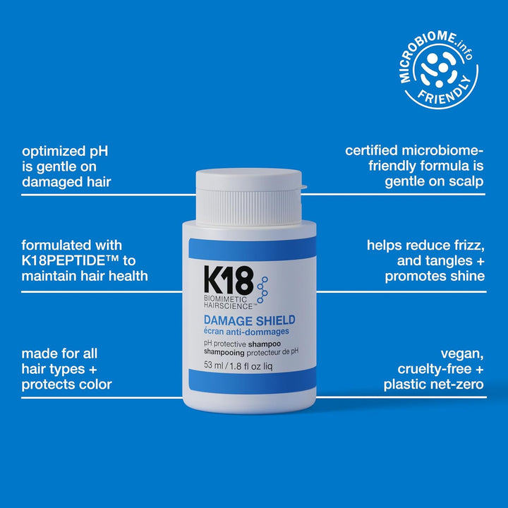 K18 Champú protector Damage Shield, reduce el encrespamiento y los...