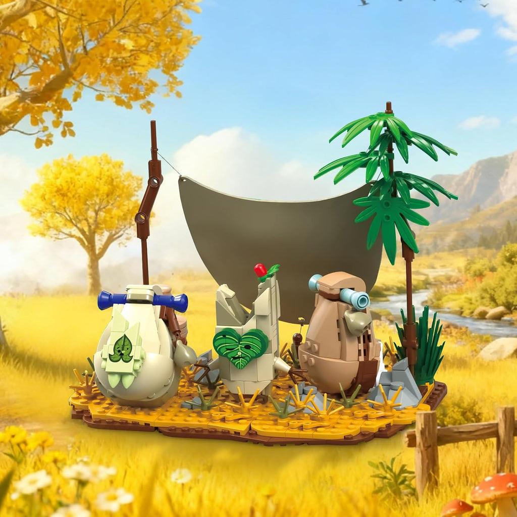 Koroks - Juego de construcción compatible con LEGO para adultos, Set de rescate del compañero espíritu del bosque de Link para fanáticos de BOTW, grandes juguetes de regalo para fanáticos y adultos