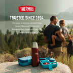THERMOS Botella de bebidas con aislamiento de vacío King SK2010 de acero inoxidable, 40 onzas, acero inoxidable