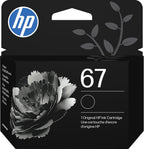 HP Cartucho de tinta negra 67