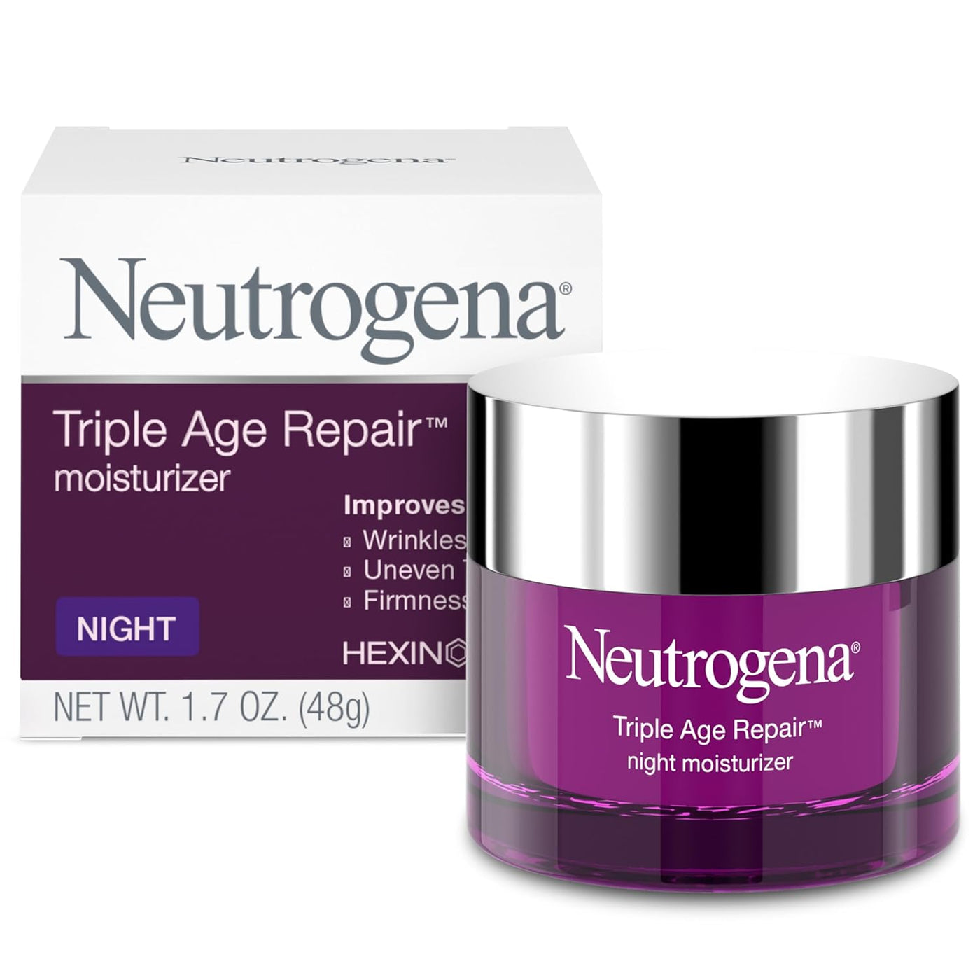 Crema reparadora Triple Age Repair Neutrogena, 1.7 onzas, 1.7 onza