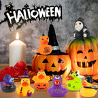 DMSKY 52 Pcs Halloween Rubber Ducks en Bulk, Assorted Styles