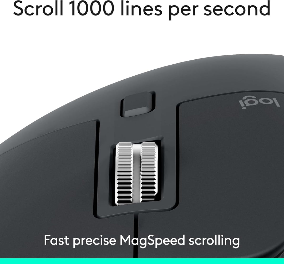 Logitech MX Teclado mecánico inalámbrico de rendimiento iluminado,...