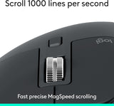 Logitech MX Keys S - Teclado inalámbrico, perfil bajo, escritura si...