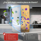Juego de 3 tablas de cortar de titanio, aptas para lavavajillas (M+L+XL)