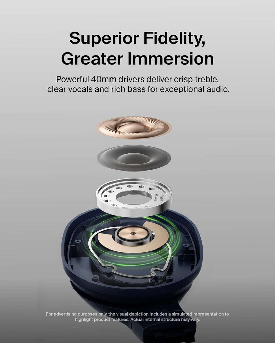 Auriculares Belkin SoundForm Surround Bluetooth sobre la oreja - Au...