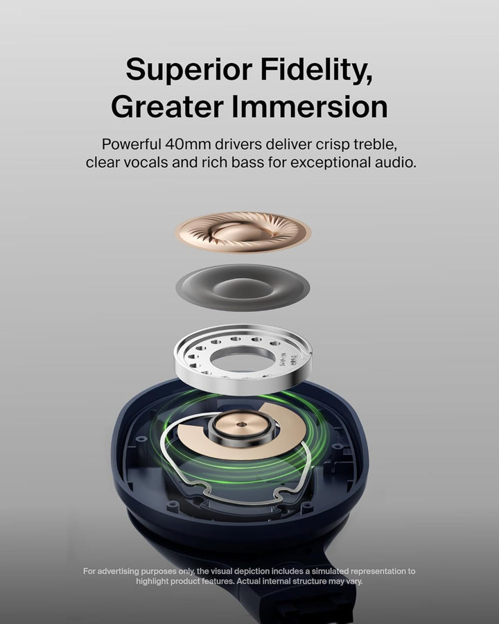 Auriculares Belkin SoundForm Surround Bluetooth sobre la oreja - Au...