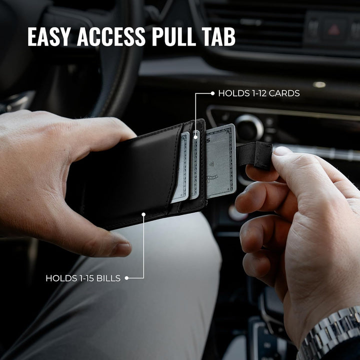 Billetera de bolsillo con efectivo Kingly para hombres | Billetera...