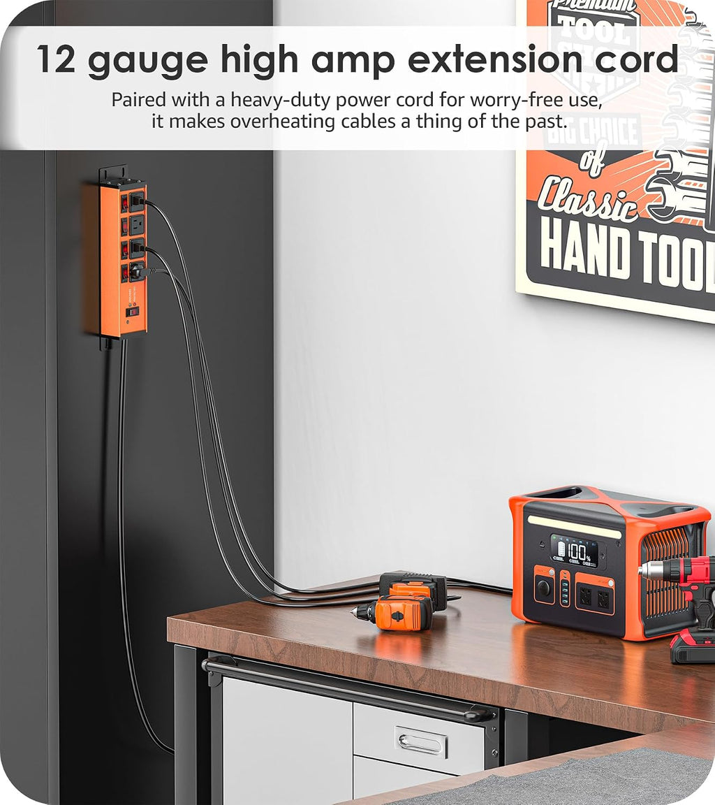 CCCEI Protector de sobretensiones magnético resistente, calibre 12, naranja