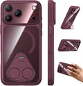 Funda magnética y transparente de 360° para iPhone 18 Pro Max, color