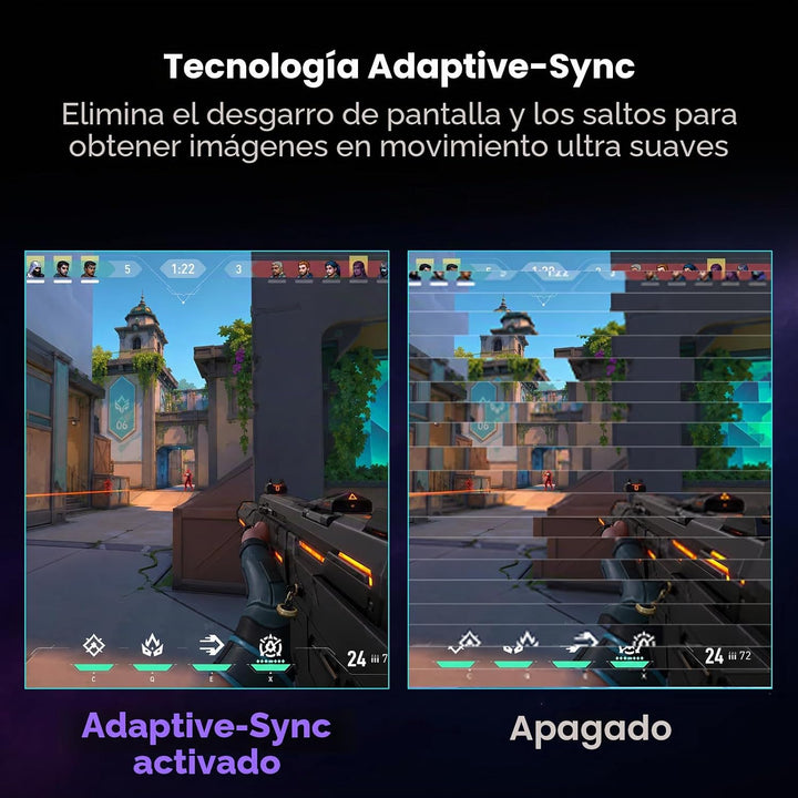 KTC Monitor curvo para juegos de 32 pulgadas 280Hz 240Hz, monitor d...