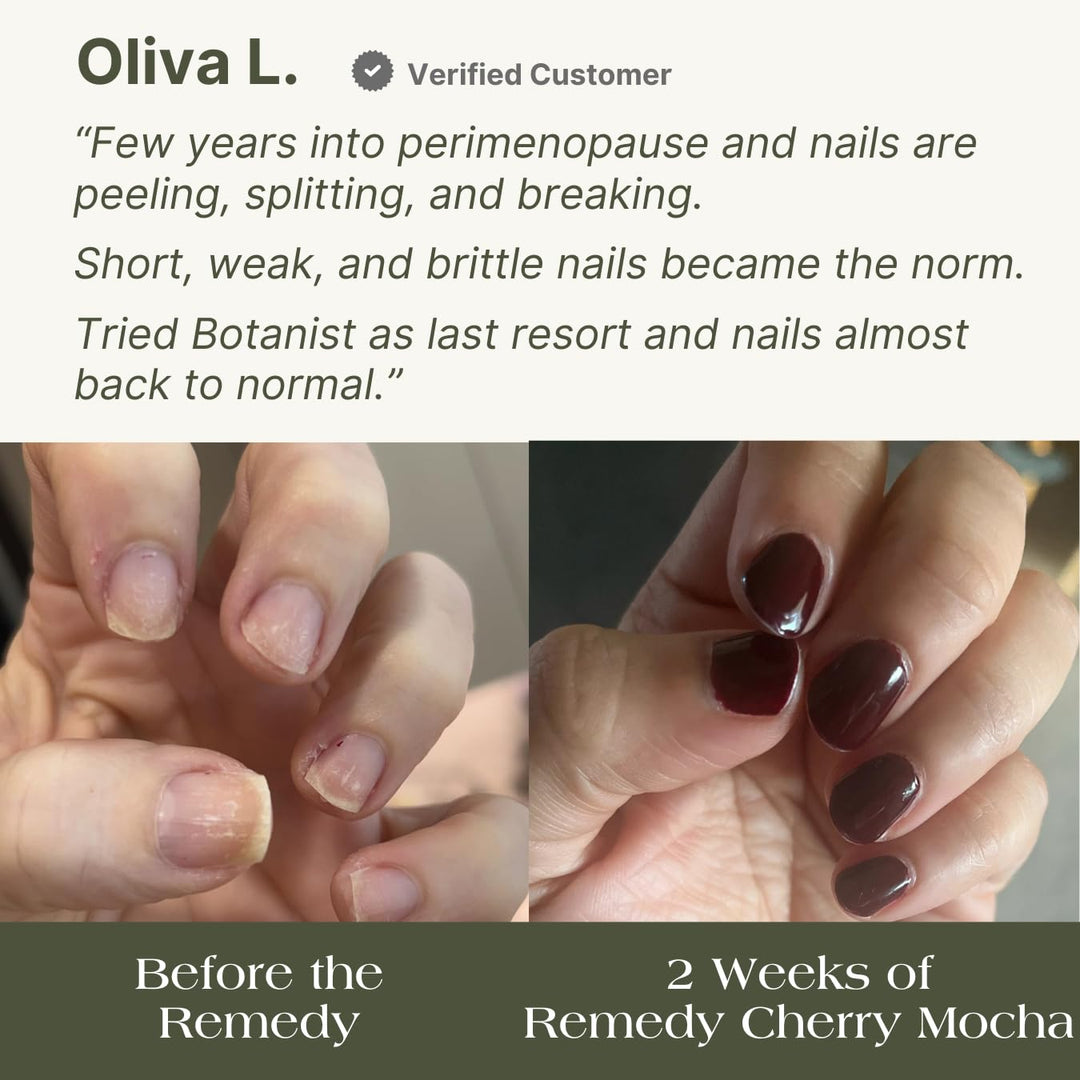 Botanist The Remedy - Esmalte fortalecedor de uñas, repara y endure...