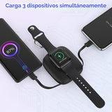 Cargador portátil pequeño de 5000mAh, cargador inalámbrico mini par...