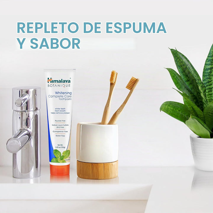 Himalaya Botanique Complete Care - Pasta de dientes blanqueadora, s...