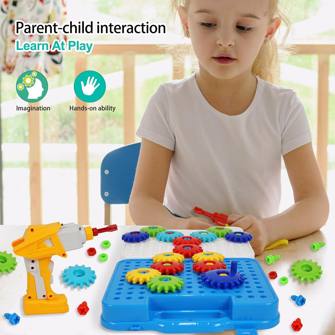 IIROMECI Juguetes de engranajes para niños de 4 a 8 años