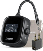 Transmisor y receptor Bluetooth 6.0 Syntech para avión, adaptador AUX 3.5 mm