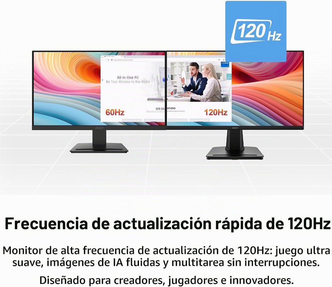 msi PRO MP225 E12VL, monitor de computadora IPS 1920 x 1080 (FHD) d...