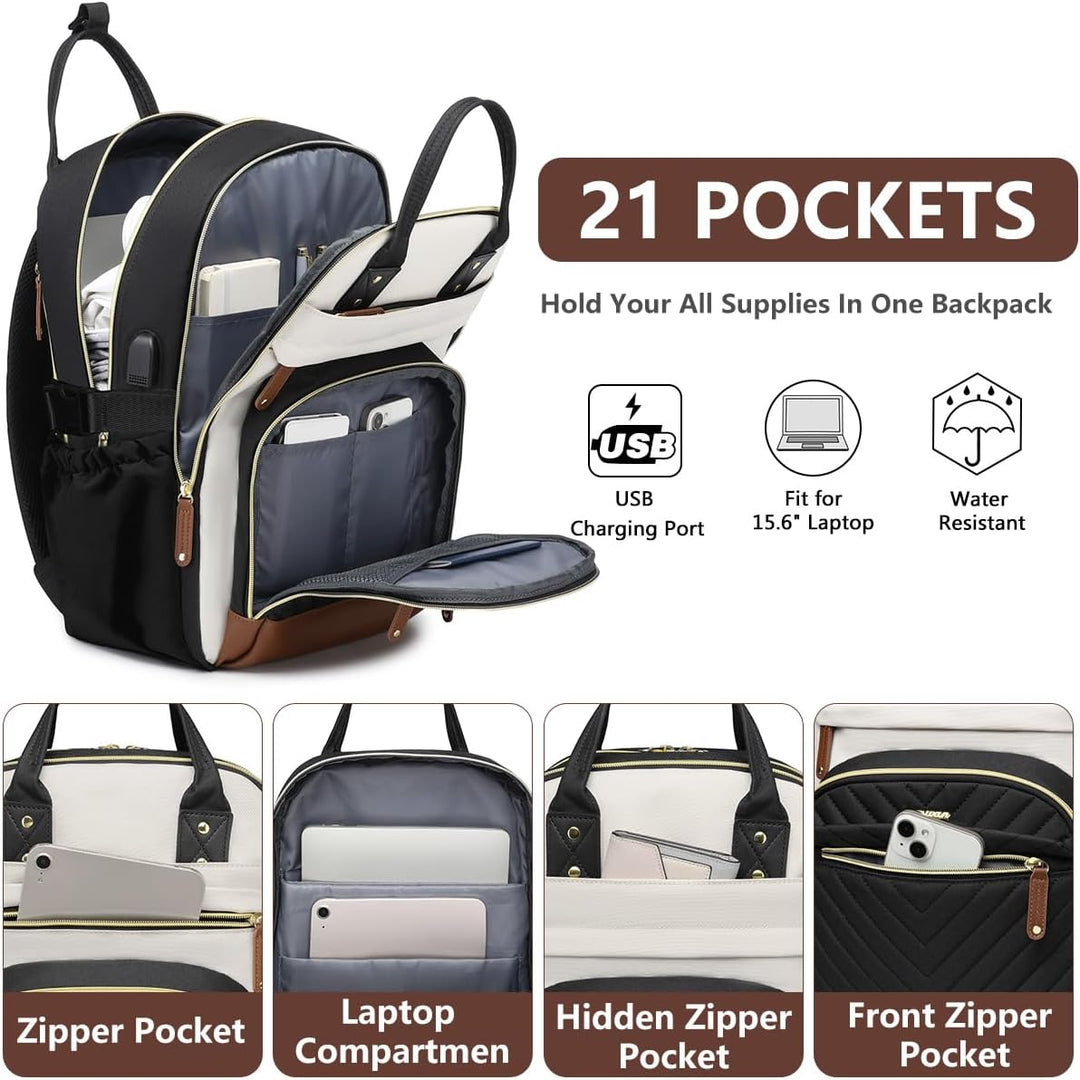 Mochila para laptop para mujer, mochilas de viaje \u2013 Bolsa para...
