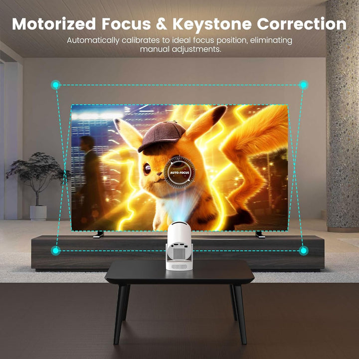 Mini Proyector Portátil con Wifi6 y Bluetooth, Proyector 4K Compati...
