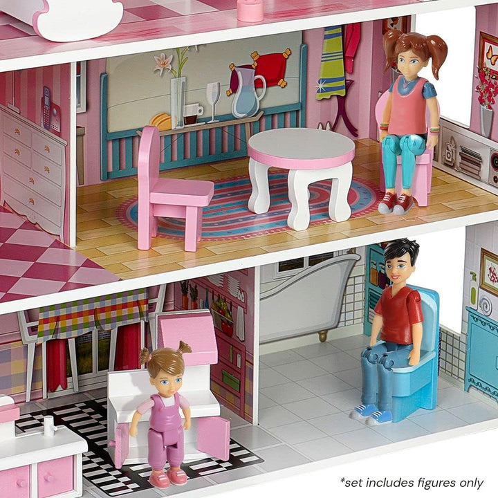Beverly Hills Sweet Li'l Family Dollhouse People Set de 3 figur...
