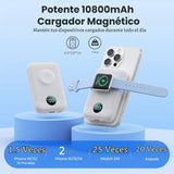 Cargador portátil magnético para iPhone, 10800 mAh, 25 W, PD QC4.0,...