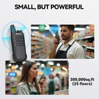 Retevis Walkie Talkies RT22 Commercial FRS recargables de largo alcance