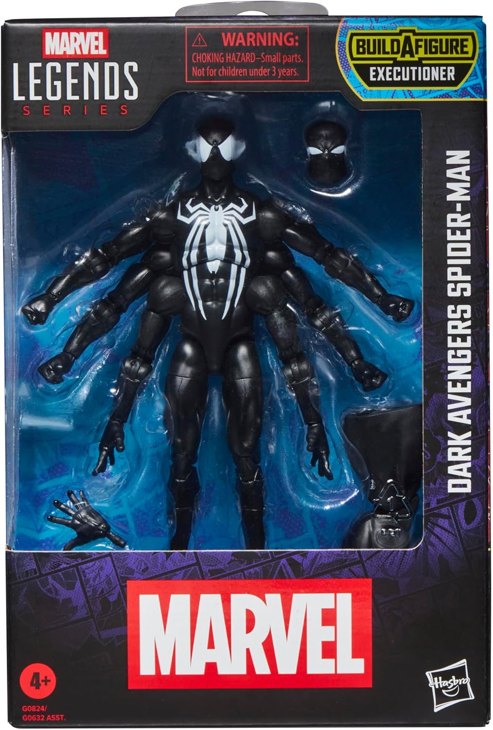 Serie Marvel Legends Dark Avengers Spider-Man figura de