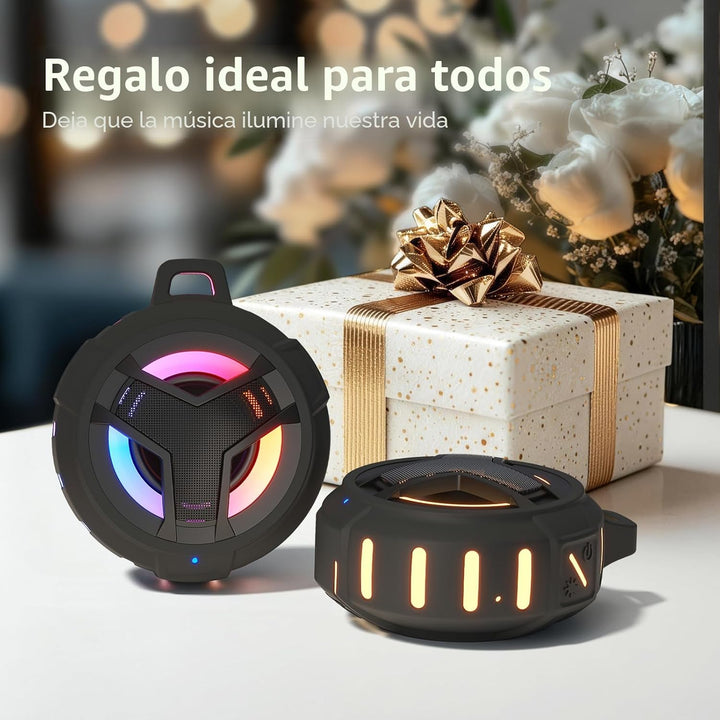 EBODA Altavoz de ducha Bluetooth, altavoces Bluetooth portátiles, a...