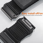 Correa de reloj QuickFit de nailon para Garmin Fenix, Epix, Instinct