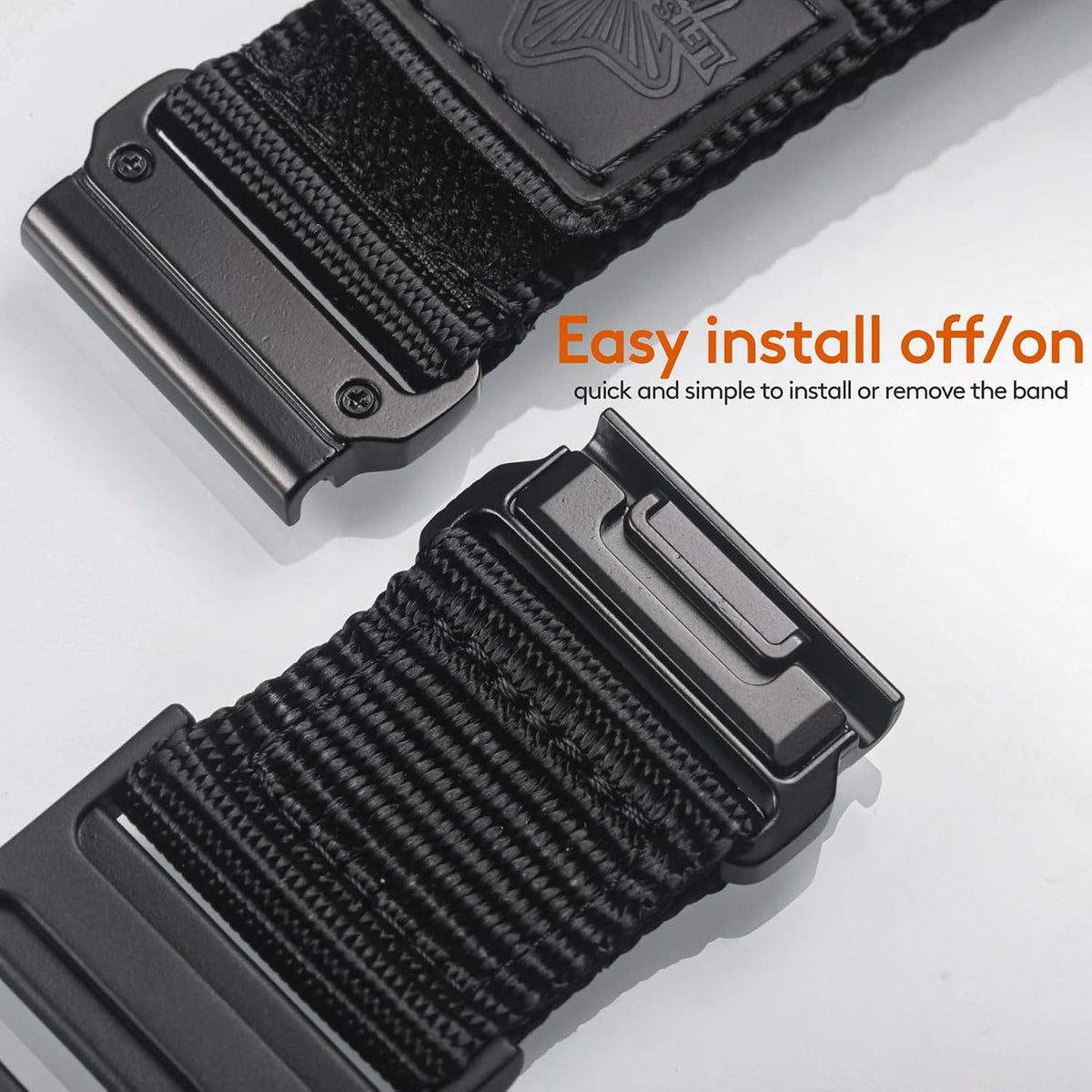 Correa de reloj QuickFit de nailon para Garmin Fenix, Epix, Instinct