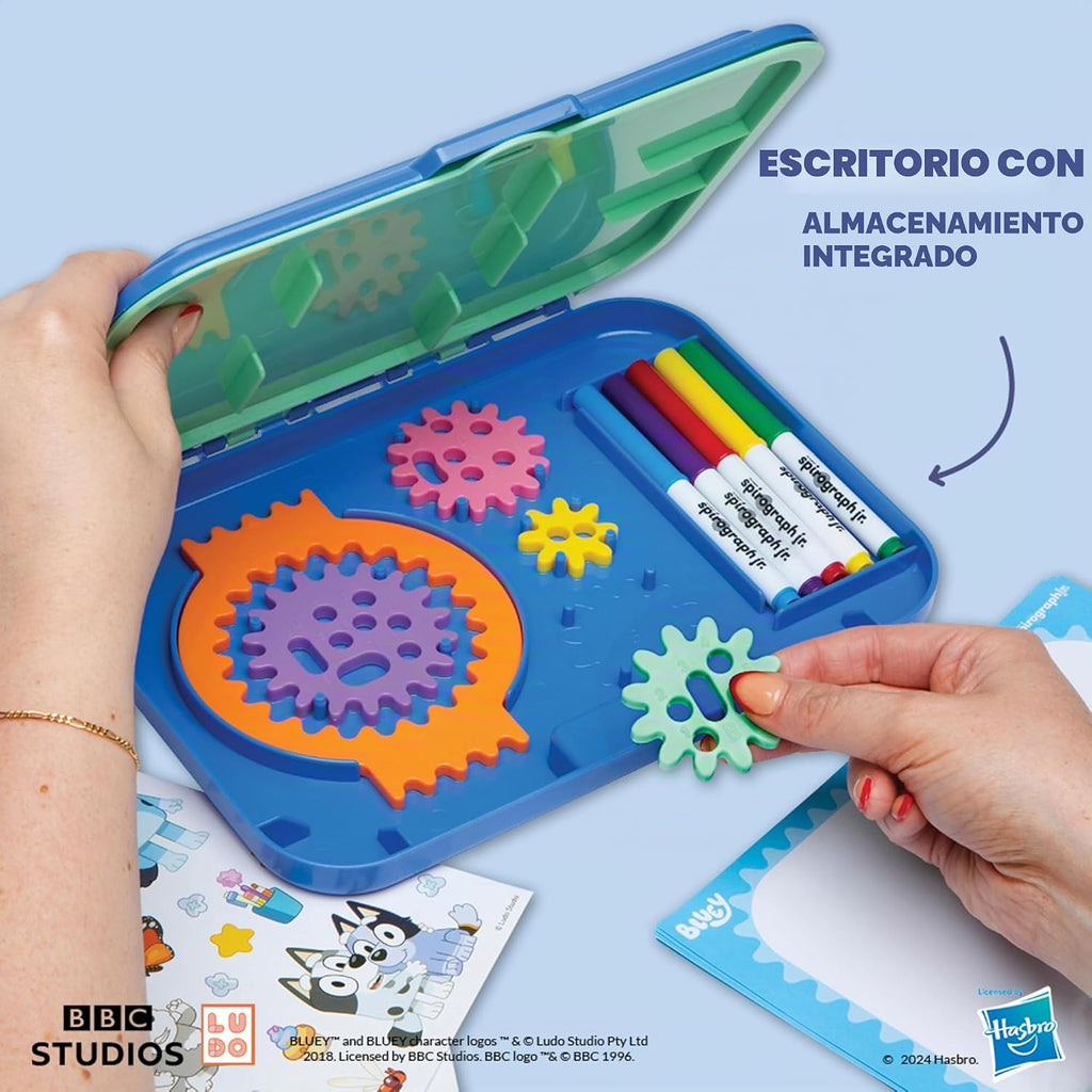Spirograph Jr Bluey Toys Toddler Arts y Crafts para Kids Drawing Kit