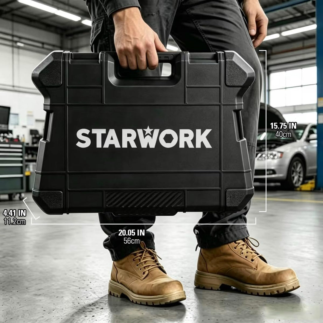 STARWORK TRUE MECHANIC™ Juego de herramientas mecánicas de 314 piez...