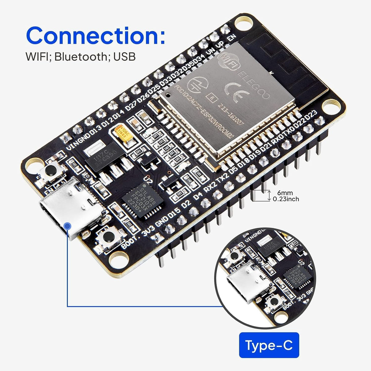 ELEGOO ESP-32 Kit de inicio súper avanzado con tutorial y placa de...