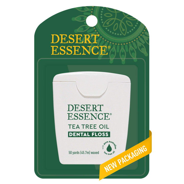 Desert Essence Hilo de aceite de árbol de té, 50 yardas, paquete de...