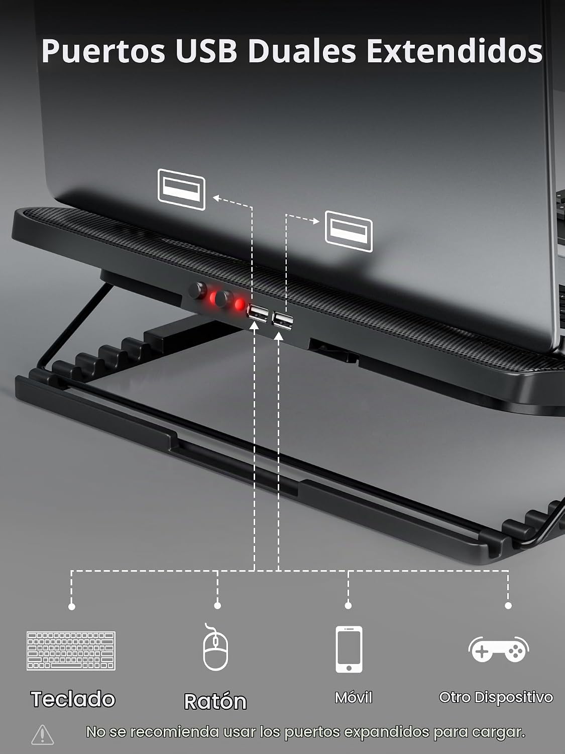 Kootek Almohadilla de enfriamiento para laptop, enfriador de laptop...