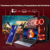KingSpec NX Series 512GB Gen3x4 NVMe M.2 SSD, hasta 3500 MB\/s, uni...