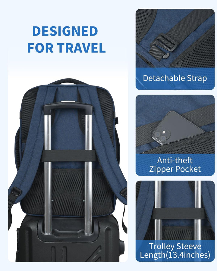 WANDF Mochila de Viaje para Bolsa de Artículo Personal de Spirit Ai...