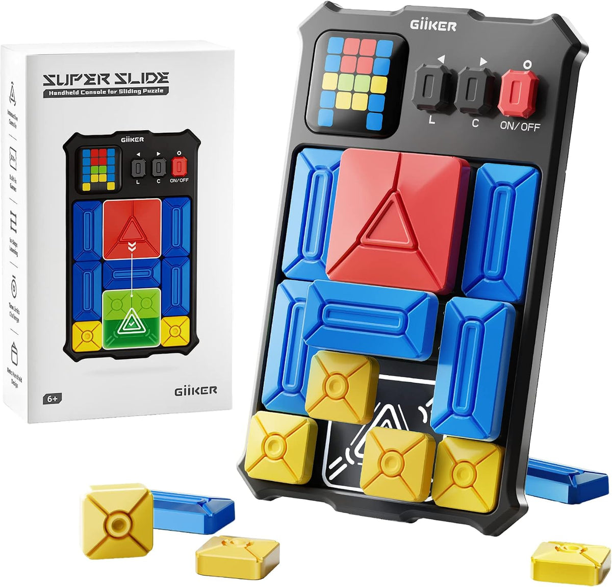 GiiKER Super Slide Puzzle Game, más de 500 desafíos, juguete STEM para