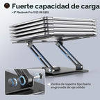 Soporte para computadora portátil para escritorio (rotación de 360°