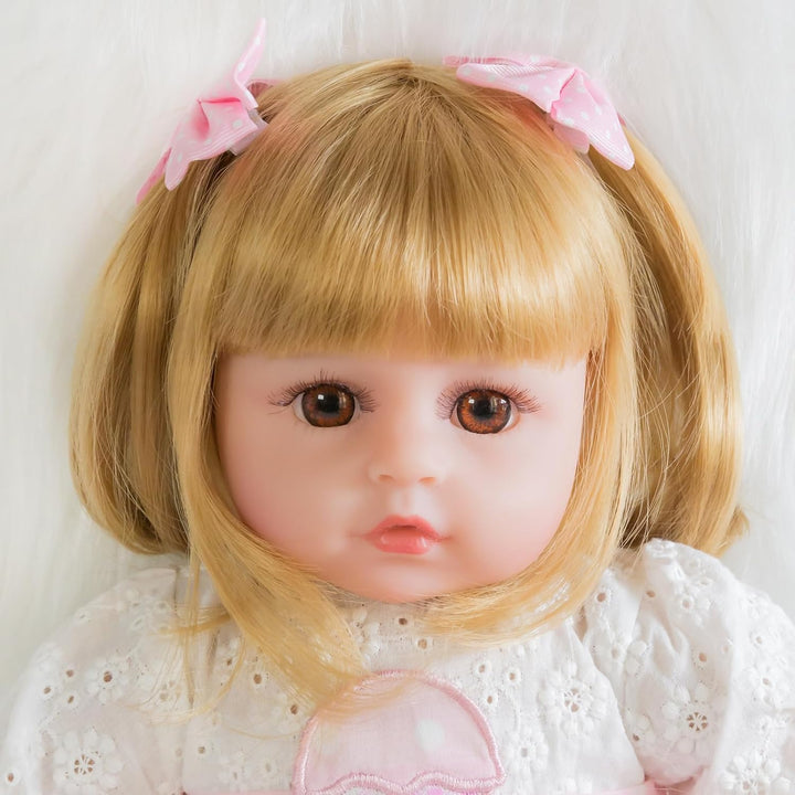 ENADOLL Muñeca realista de bebé recién nacida, muñecas de bebé reci...