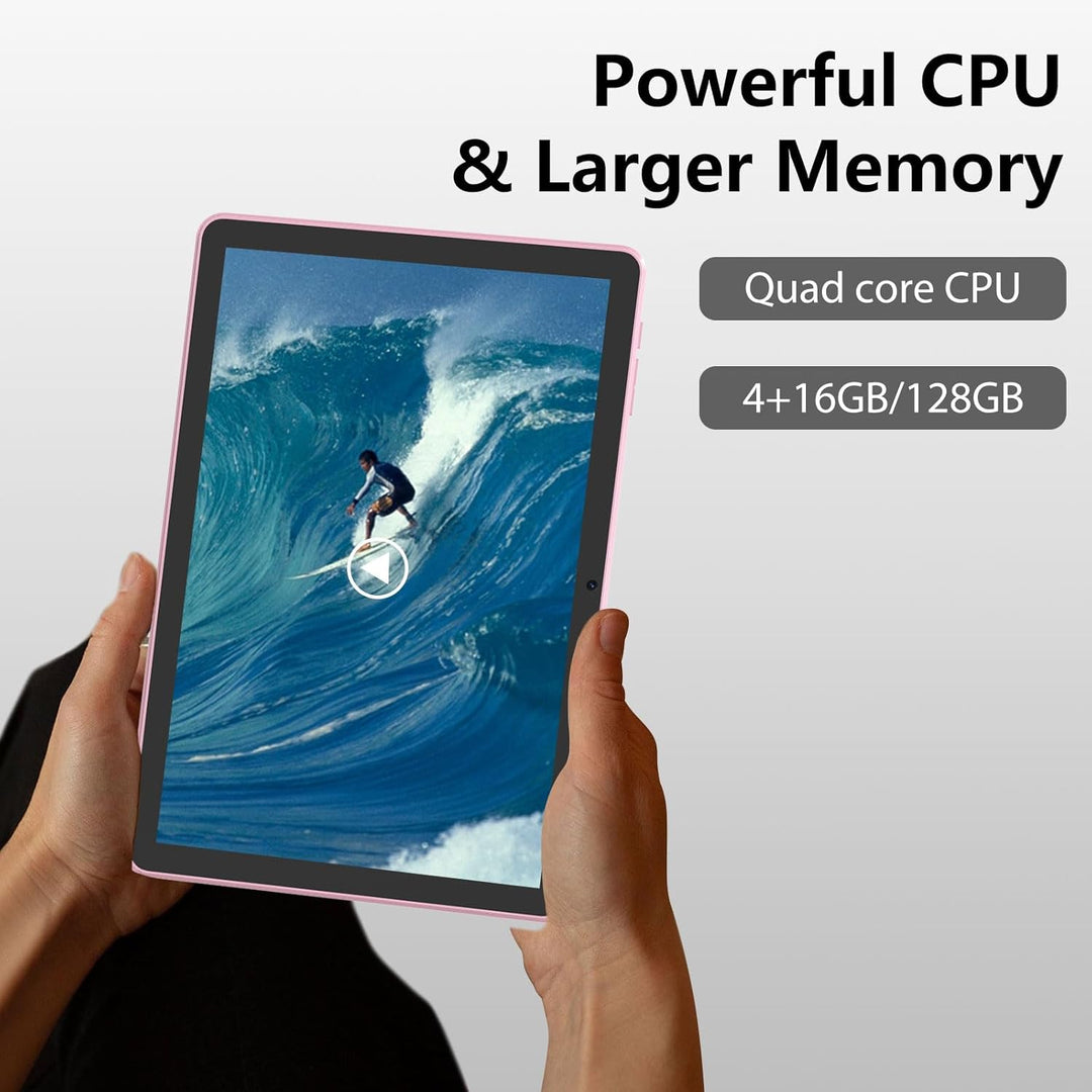 ICONLINK Tableta de 10 pulgadas Android 15 Tablets con funda 4+16GB...