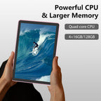 ICONLINK Tableta de 10 pulgadas Android 15 Tablets con funda