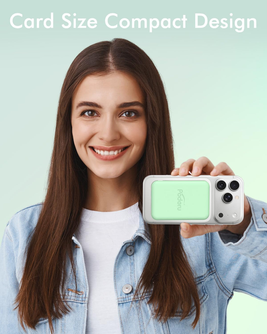 podoru para Magsafe Paquete de baterías, 5000 mAh banco de energía...
