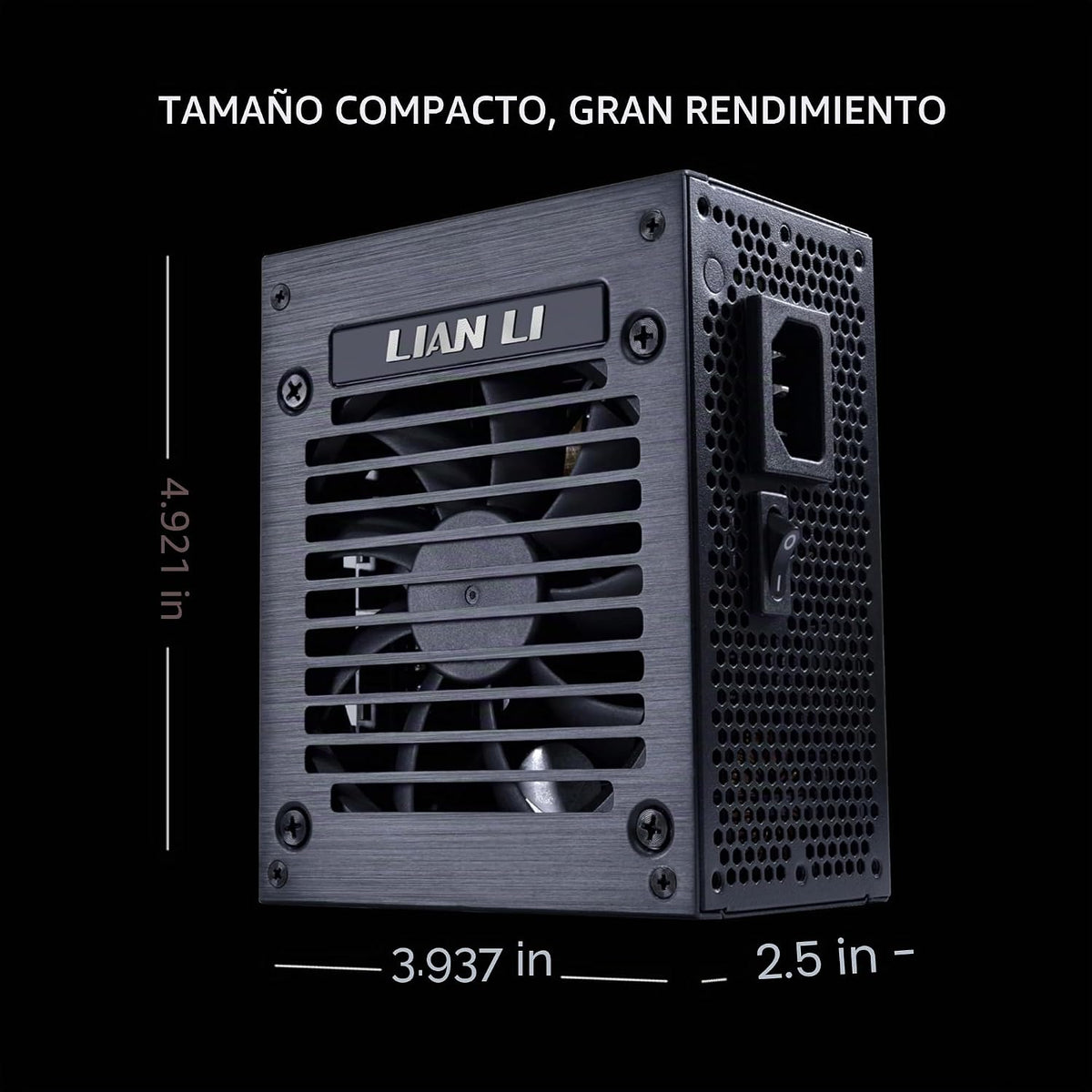Lian Li SP750 V2 Oro 750W SFX-Negro-SP750G.B | Cable nativo de 12 V...